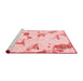 Modern Red Washable Rugs