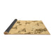 Sideview of Abstract Brown Modern Rug, abs916brn