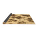 Sideview of Abstract Brown Modern Rug, abs917brn