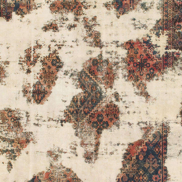 Abstract Dark Gold Brown Modern Rug, abs917