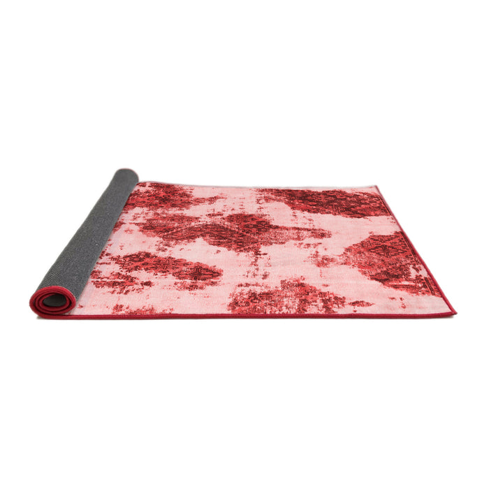 Abstract Red Modern Area Rugs