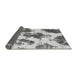 Sideview of Abstract Gray Modern Rug, abs917gry