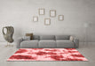 Modern Red Washable Rugs