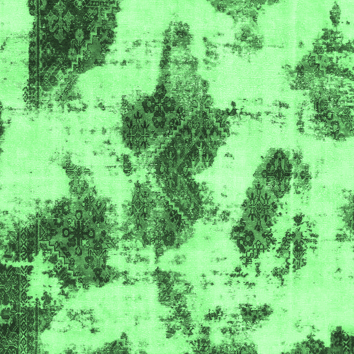 Abstract Emerald Green Modern Rug, abs917emgrn