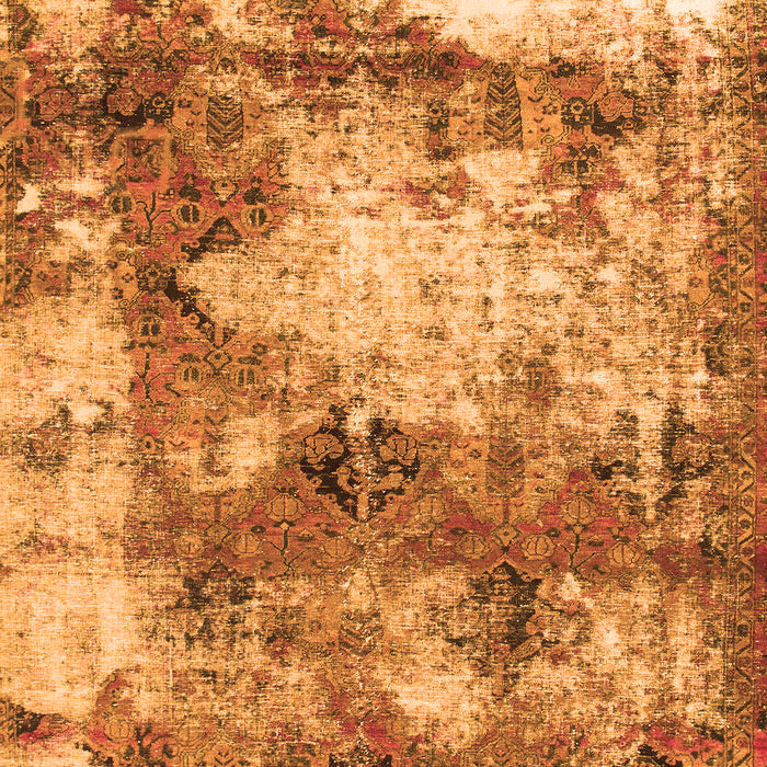 Abstract Orange Modern Rug, abs918org