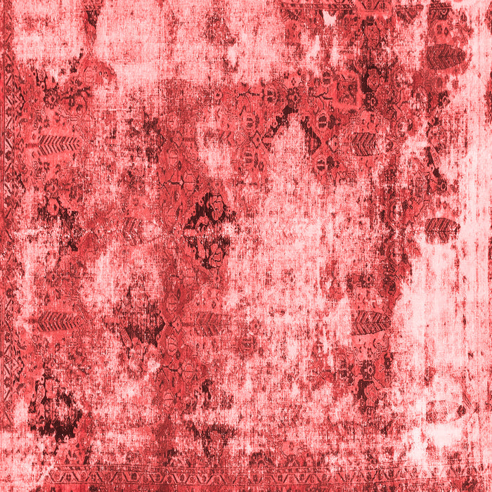 Abstract Red Modern Rug, abs918red