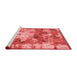 Modern Red Washable Rugs