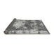 Sideview of Abstract Gray Modern Rug, abs918gry