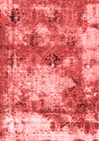 Abstract Red Modern Rug, abs918red