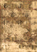 Abstract Brown Modern Rug, abs918brn