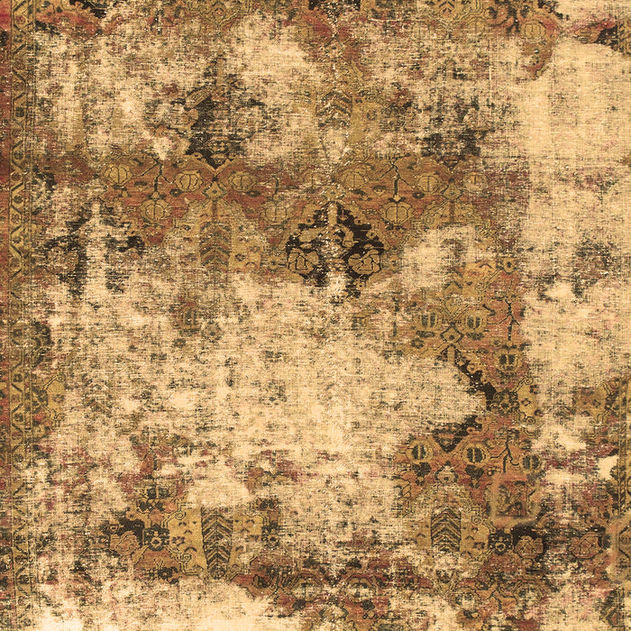 Abstract Brown Modern Rug, abs918brn