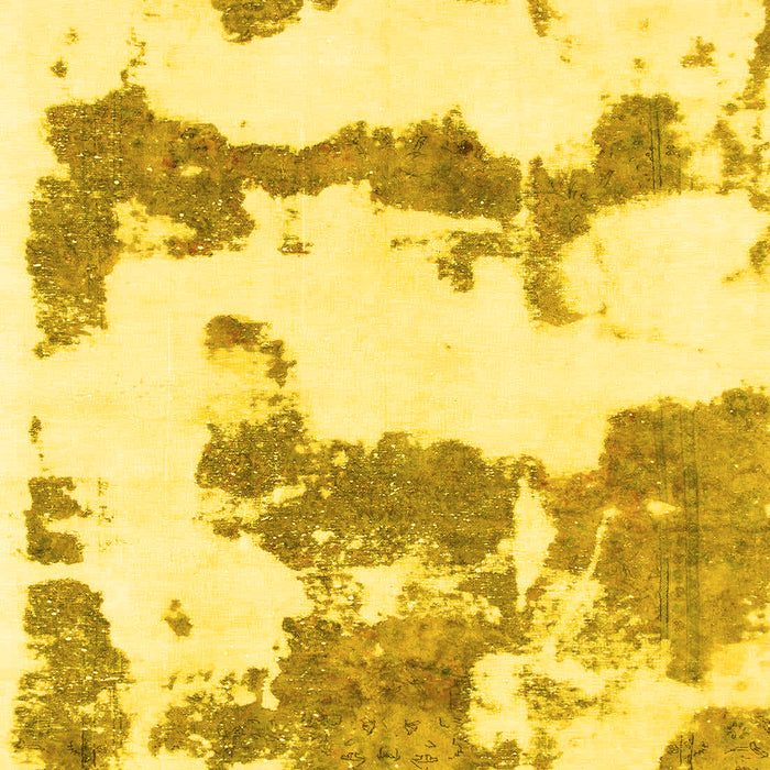 Abstract Yellow Modern Rug, abs919yw