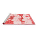 Modern Red Washable Rugs