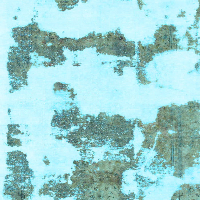 Abstract Light Blue Modern Rug, abs919lblu