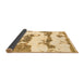 Sideview of Abstract Brown Modern Rug, abs919brn