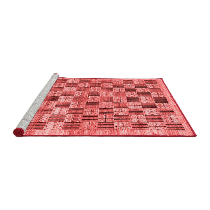 Modern Red Washable Rugs