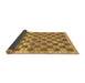 Sideview of Checkered Brown Modern Rug, abs91brn