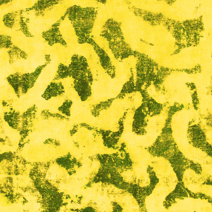 Abstract Yellow Modern Rug, abs920yw