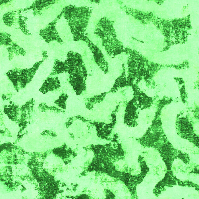 Machine Washable Abstract Green Modern Area Rugs, wshabs920grn