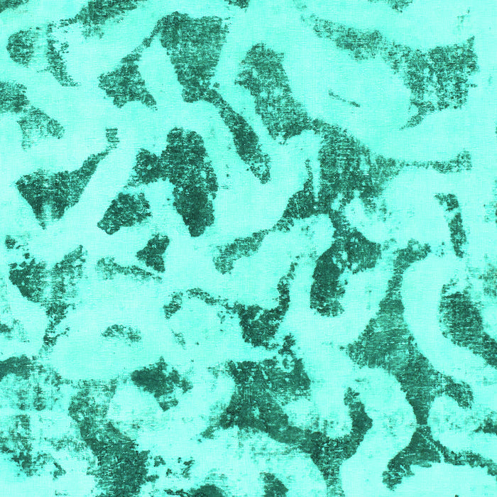 Machine Washable Abstract Turquoise Modern Area Rugs, wshabs920turq