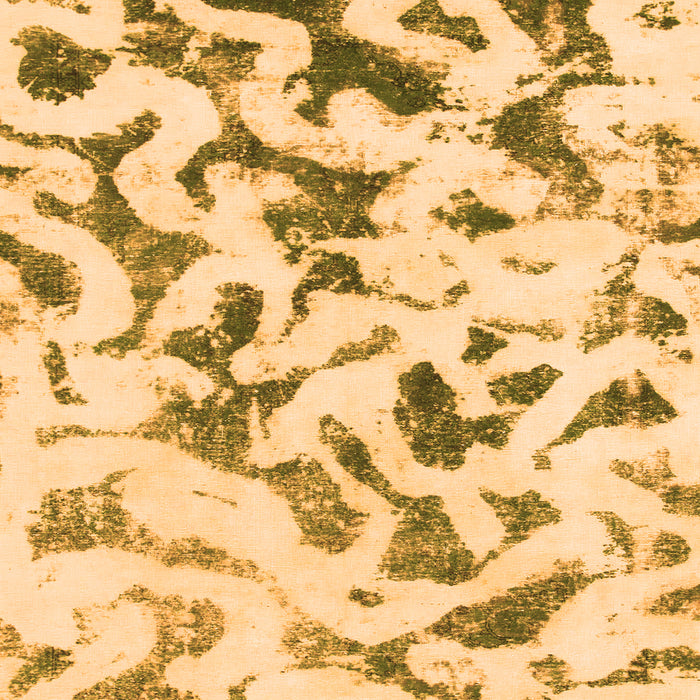 Square Abstract Orange Modern Rug, abs920org