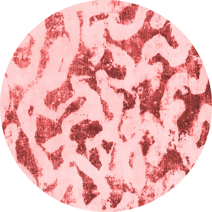 Machine Washable Abstract Red Modern Rug, wshabs920red