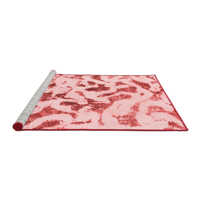 Modern Red Washable Rugs