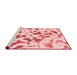 Modern Red Washable Rugs