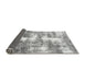 Sideview of Abstract Gray Modern Rug, abs921gry