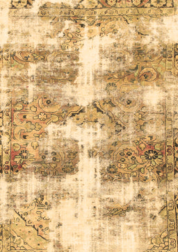 Abstract Brown Modern Rug, abs921brn