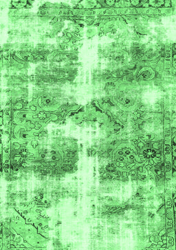 Abstract Emerald Green Modern Rug, abs921emgrn