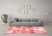 Modern Red Washable Rugs