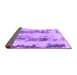 Sideview of Abstract Purple Modern Rug, abs922pur