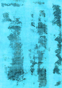 Abstract Light Blue Modern Rug, abs922lblu