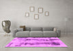 Machine Washable Abstract Pink Modern Rug in a Living Room, wshabs922pnk