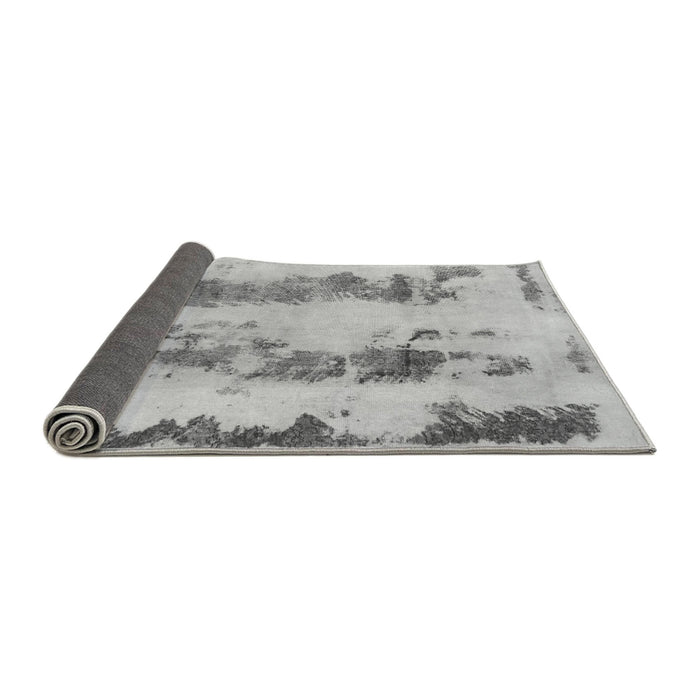 Sideview of Abstract Gray Modern Rug, abs922gry