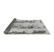 Sideview of Abstract Gray Modern Rug, abs922gry