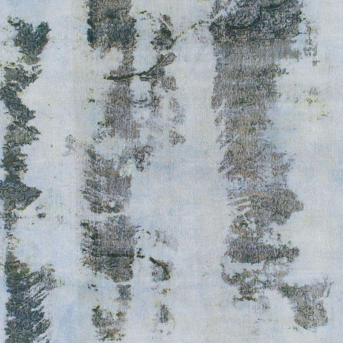 Abstract Metallic Silver Gray Modern Rug, abs922