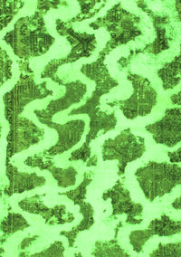 Abstract Green Modern Rug, abs923grn