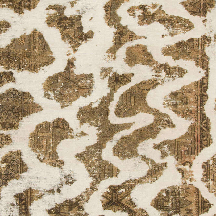 Abstract Light Brown Modern Rug, abs923