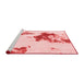 Modern Red Washable Rugs