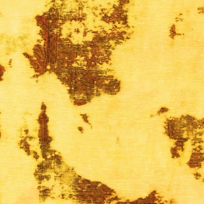 Machine Washable Abstract Yellow Modern Rug, wshabs924yw