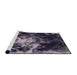 Sideview of Machine Washable Abstract Silver Gray Rug, wshabs925