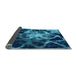 Sideview of Abstract Light Blue Modern Rug, abs925lblu