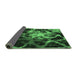 Sideview of Abstract Emerald Green Modern Rug, abs925emgrn