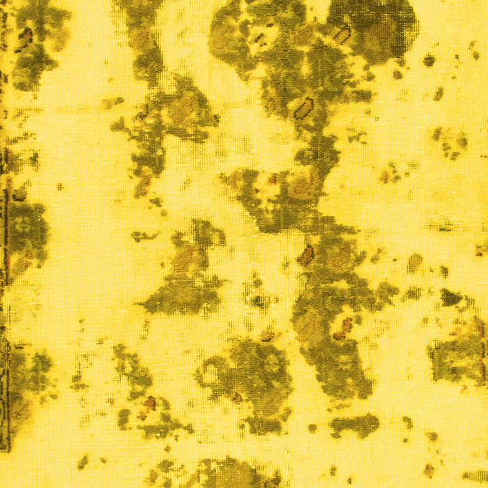 Machine Washable Abstract Yellow Modern Rug, wshabs926yw