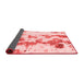 Abstract Red Modern Area Rugs