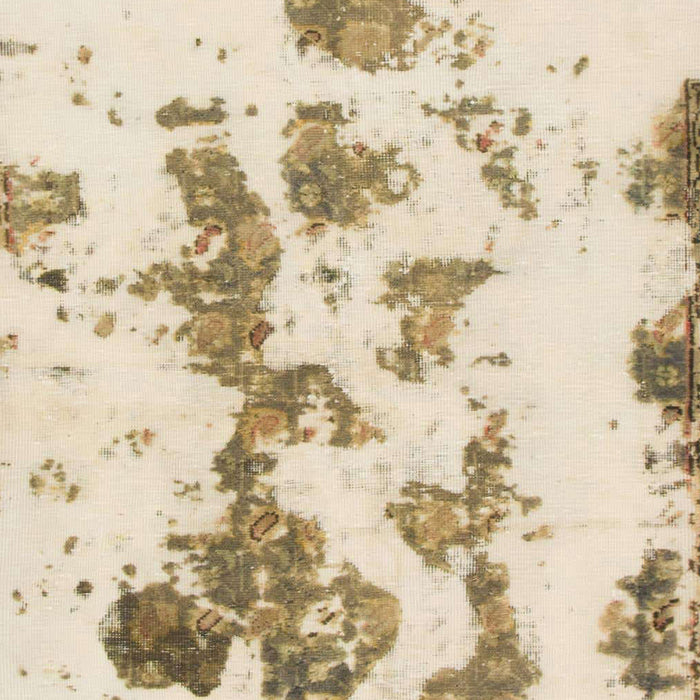 Machine Washable Abstract Brass Green Rug, wshabs926