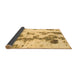 Sideview of Abstract Brown Modern Rug, abs926brn