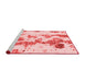 Modern Red Washable Rugs